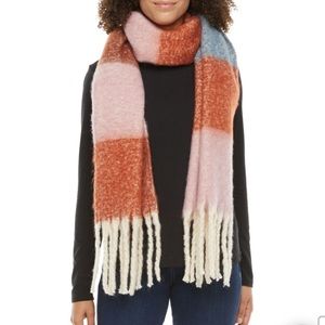 a.n.a Xl Fringe Oblong Cold Weather Scarf